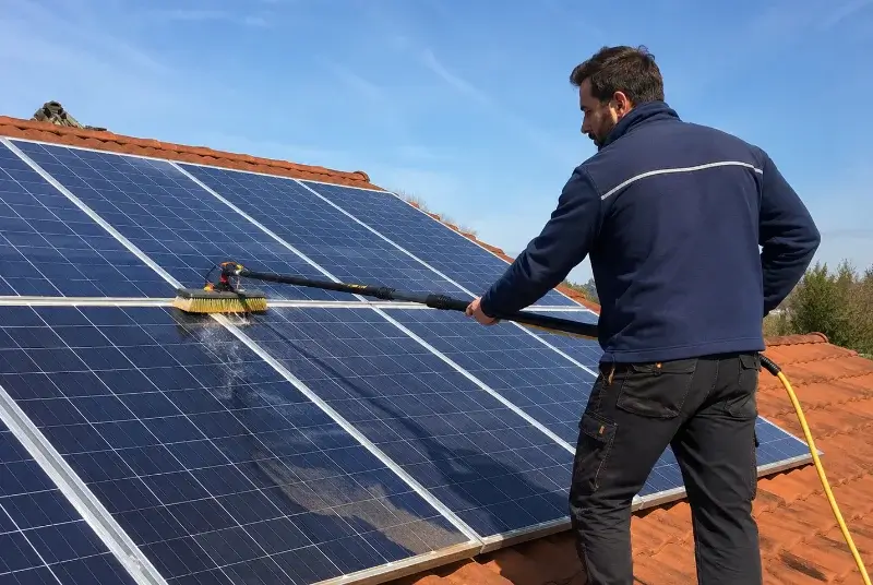 Nettoyage et entretien de panneaux solaires à Cardesse